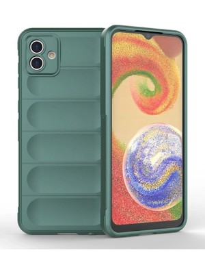 Ne Verelim Size Buğz Samsung Galaxy A04E Kılıf Optimum Silikon - Koyu Yeşil