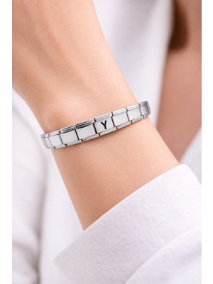 urfakent bilişim ve medya danışmanlık Kişiye Özel Y Harfli Çelik Bileklik – Paslanmaz Çelik Bileklik, Zarif Minimal Harf Bileklik