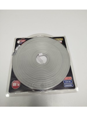 Neon LED 12V Dış Mekan 5 Metre 3000K (Günışığı) Horoz