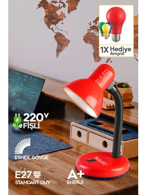 Allians Esnek Ayarlı Çocuk ve Çalışma Masası Lambası 220V E27 Standart Ampül