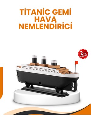 Zero Land Hnrlishp 7 Renk Ortam Işıklı Dekoratif Gemi Tasarım Ha Nemlirici Difüzör