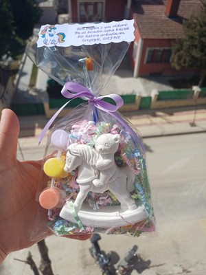 Opulent Accessories Sallanan At Taş Boyama Seti,15 adetokul Öncesi Boyama Seti,karne Hediyesi,mezuniyet Hediyesi,kurumsal Hediyelik,doğumgünü Hediyesi,kreş Hediyelik,hediyelik Boyama Seti