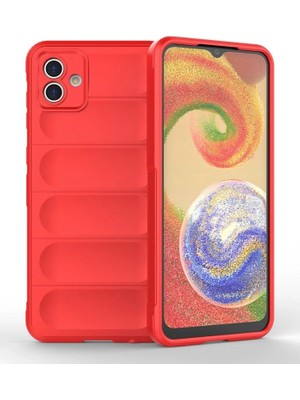 Ne Verelim Size Buğz Samsung Galaxy A04E Kılıf Optimum Silikon - Kırmızı