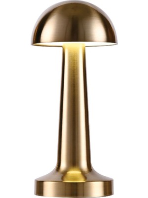 Allians Şarjlı Altın Masa Lambası, 3 Renk Seçeneği, Şıklık ve Konfor Sunar