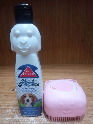 Dış Parazit Etkili Köpek Şampuanı Lavanta Yağlı Özel Formül 200 MG+su hazneli yıkama kesesi