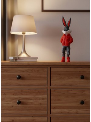 Zero Land Hnrlishp Bugs Bunny Dekoratif Figür 10×34 cm Modern Tasarım