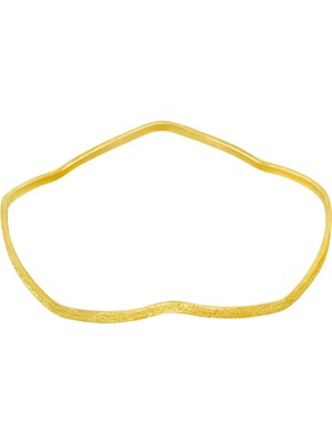 10 gr 22 Ayar Altın  Dalga Lazer Işçiliksiz Bilezik