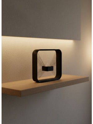 Zero Land Hnrlishp Askılı Kare Mumluk Duvar Dekoru Loş Salon ve Modern Melar