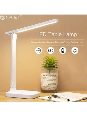 Allians Çok Fonksiyonlu LED Masa Lambası, Dokunmatik, Renkli, Telefon Standlı