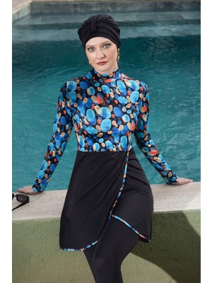 inStyle 2312 Siyah Tesettür Mayo