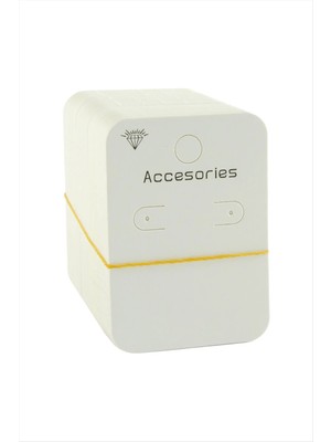 SiHako Dikdörtgen Kalın Küpe Kartı 100 Adet