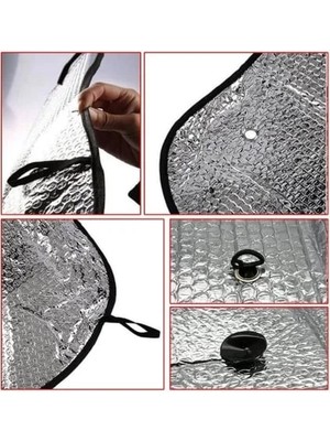 Lims Store Katlanabilir Oto Ön Cam Güneşlik Isı Önleyici Araç Perdesi Toyota Corolla Fiat Egea Nissan Qashqai Volkswagen Passat