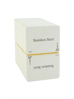 SiHako Çelik Dikdörtgen Bileklik Kartı 200 Adet