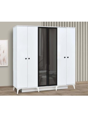 Yuvaset Home Maye Reflekte Beyaz Y. Odası Tek Dolap