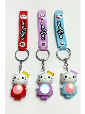 SiHako Çzgflm Karakteri Işıklı Silikon Anahtarlık