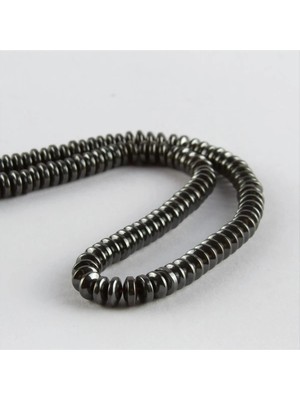 SiHako Rondela Hematit Taşı Küçük 6 mm