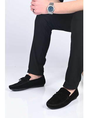 Bestello Bağcıksız Fiyonklu Poliüretan Taban Hakiki Deri Loafer 028-2065 Erkek Ayakkabı