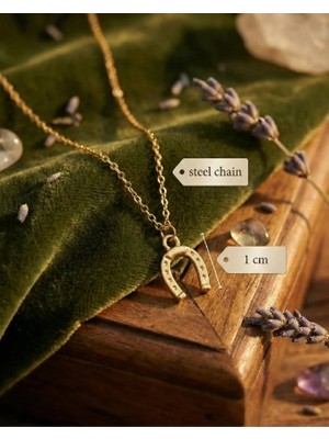 Sphere Jewelry Minimal Nal Çelik Kolye