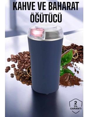 Lims Store Taşınabilir Kahve &amp; Baharat Öğütücü, Kolay Temizlenebilir ve Uzun Ömürlü Paslanmaz Çelik