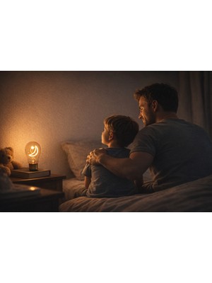 Allians Ampul Görünümlü Dekoratif Masa Lambası, Modern ve Şık Aydınlatma