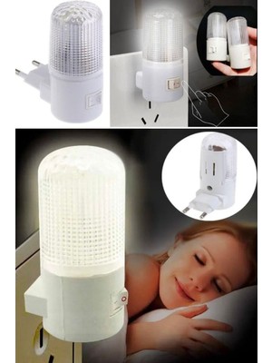 Allians Mini LED Gece Işığı, Göz Koruma ve Başucu Lambası, Bebek Odası Için