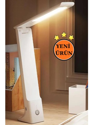 Allians Şarjlı 26 LED Masa Lambası, Renkli Dokunmatik Okuma ve Gece Işığı