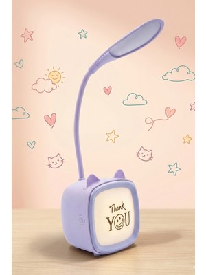 Allians Çift Kademeli Şarjlı Masa Lambası, Modern ve Şık Tasarım