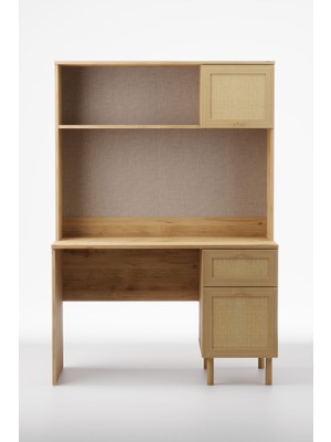 Sarmobi Baru Raflı Çalışma Masası