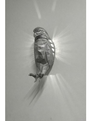 Allians 3D Kartal Temalı LED Gece Lambası 20CM Pilli ve Uzun Ömürlü Kullanım