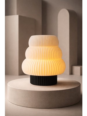 Allians Şık LED Tealight Gece Lambası, Modern ve Minimal Ev Dekorasyonu Için