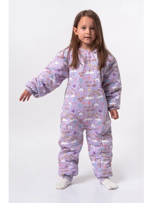 DMR Elegance Unicorn Desenli Çocuk Uyku Tulumu