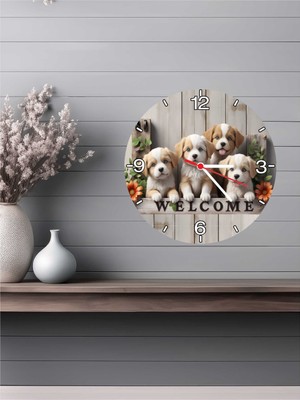 Altınuç Art Design 3D Görünümlü Ahşap Duvar Saati V15 24X24 cm