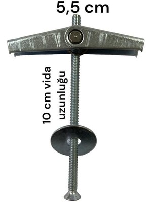 Mestore Alçıpan Askı Dübel Yaylı 12X95 5 Adet - 9996675837434