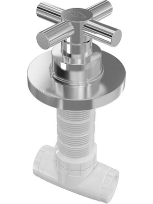 Mestore Mega 5028 20 mm Ankastre Ara Kesme Valfi - 8697460209740