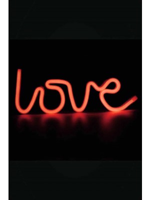 Allians Parlak Kırmızı Neon Işığı ile Odana Modern Dokunuş