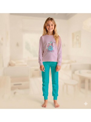 Little Pumpkin Kız Resimli Mevsimlik Kız Çocuk Pijama Takımı