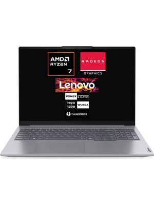 Lenovo Thinkbook 16 G7 Arp Ryzen 7 7735HS 32 GB 1 Tb SSD Windows 11 Pro Radeon 680M 16" Wuxga Notebook 21MW002CTRCB5