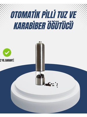 Lims Store Otomatik Baharat Değirmeni Paslanmaz Gövde Ergonomik Tasarım