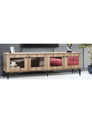 Yuvaset Home Maye Hira Çam Aynalı Tv Sehpası