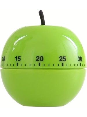 Es Dekor Yeşil Elma Yaratıcı Elma Şekilli Mutfak Zamanlayıcı, Hassas Geri Sayım Hatırlatıcı