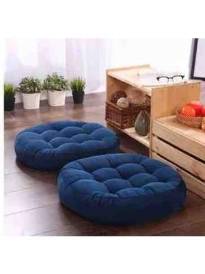 Ayzen Home 2li Pofidik Kare Meditasyon Minderi Oturma Yastığı Oyun Minderi 60CM x 60CM X7CM