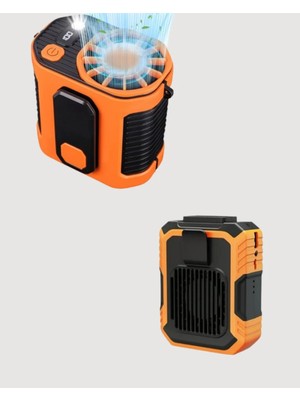 USB Şarjlı Güçlü Hız Ayarlı El ve Bel Fanı