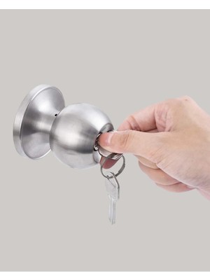 Estetik Güvenli Topuzlu Kapı Kilidi