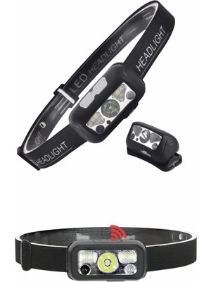 Ayarlanabilir Kafa Lambası Type-C Şarjlı Kompakt Kamp Lambası