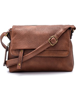 Derimod Kadın Camel Uzun Askılı Çapraz Çanta 26PBD2408FT