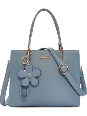 Derimod Kadın Mavi Uzun Askılı Charmlı Kol Çantası 26SBD282418