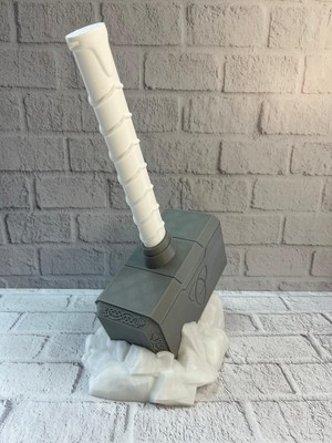 Thor Çekici Dekoratif Figür Mitolojik ve Fantastik Ev Aksesuarı 20X34 cm