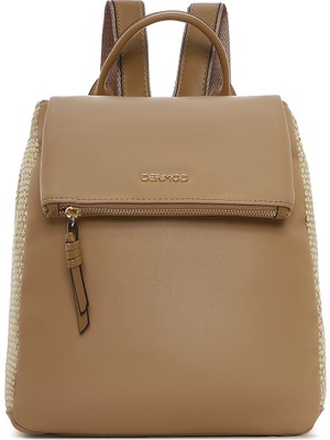 Derimod Kadın Bej Sırt Çantası 26SBD243914