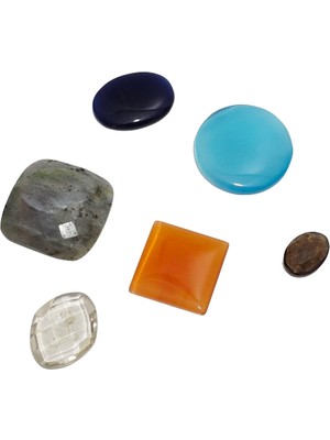 Hasyılmaz Kabaşon Kesim Kuvars Doğal Taş 18,9 Gram Lot 25