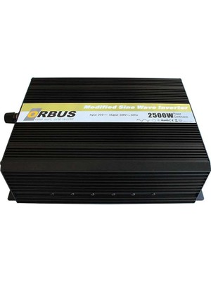 Orbus MS24-2500 24 Volt 2500 Watt Modified Sinus Invertör